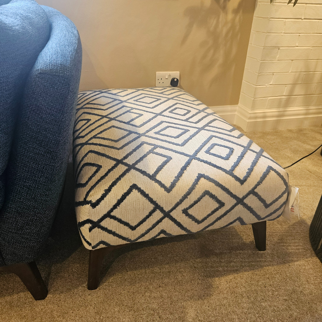 Munro Extra Large Sofa with Cuddler & Footstool