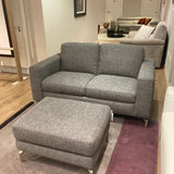 Natuzzi Editions SOLLIEVO Small Sofa and Footstool