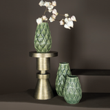 Lesly Dark Green Large Ceramic Vase