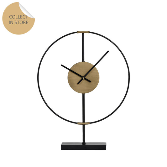 Black Minimalist Clock
