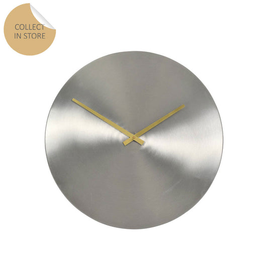 Silver & Gold Wall Clock