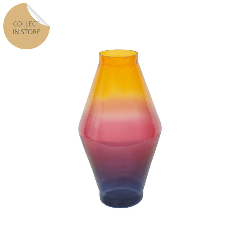 Bright Fade Glass Vase