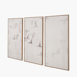 Natural White Birds Canvases