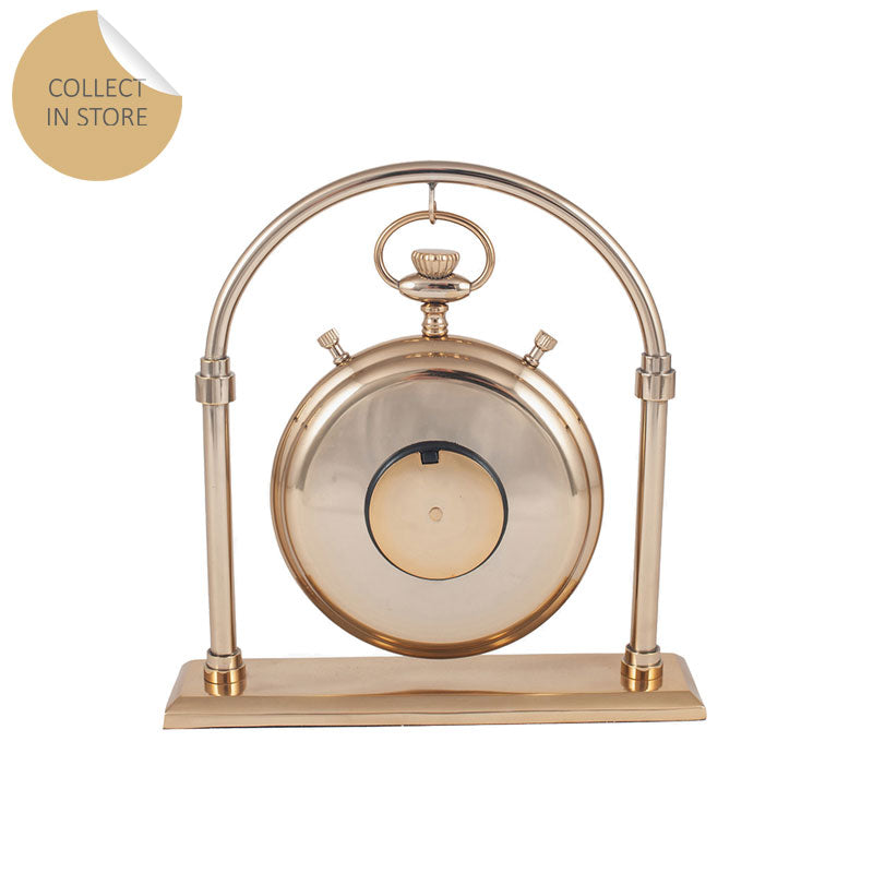 Antique Brass and Glass Carriage Clock