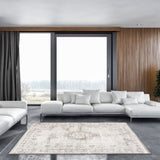Louis De Poortere | Fading World Medallion Rug | Salt and Pepper