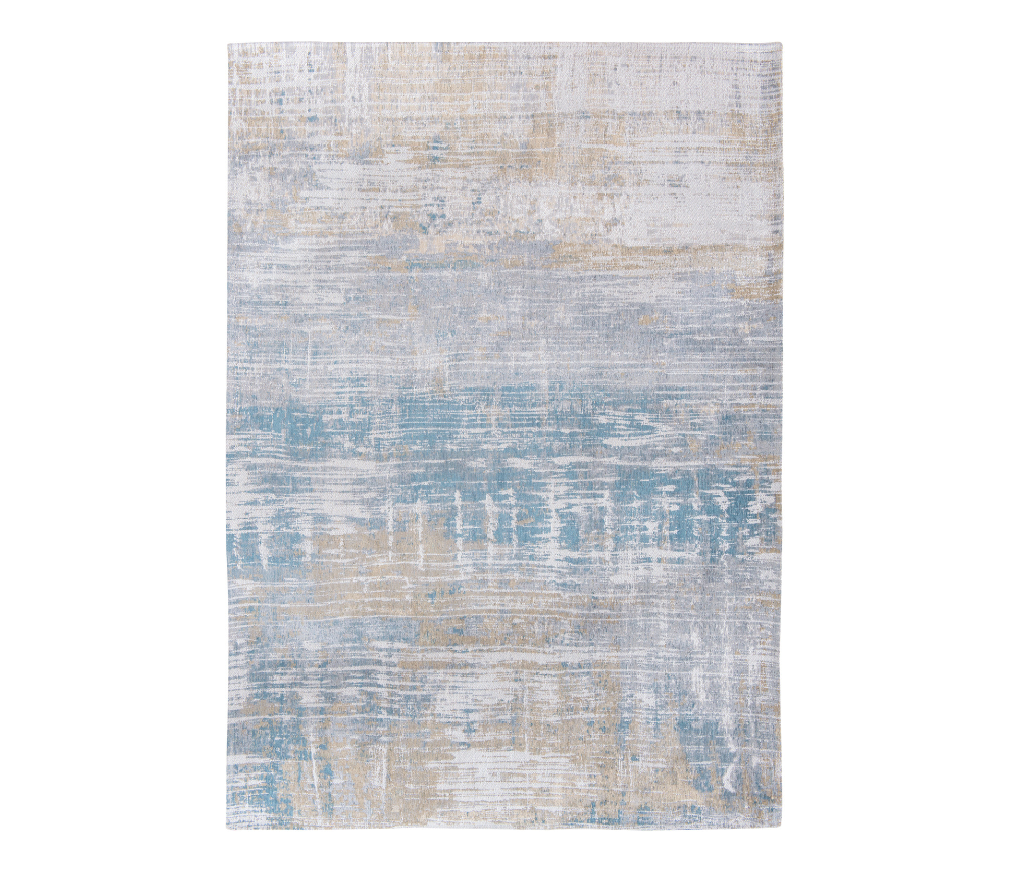 Louis De Poortere | Atlantic Streaks Rug | Long Island Blue