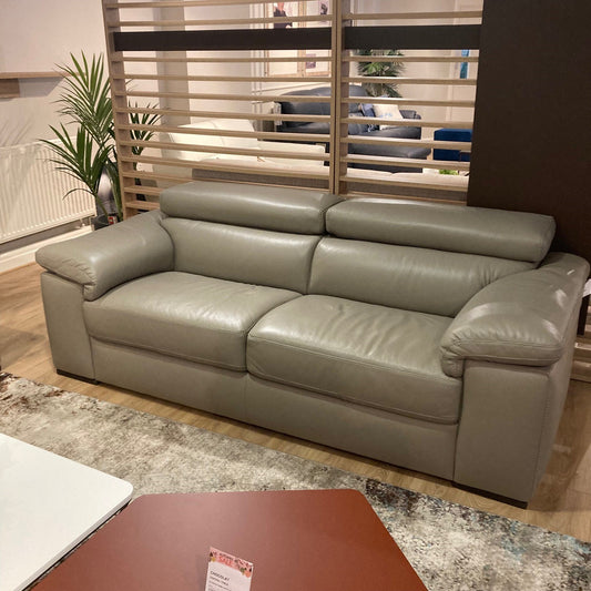 Natuzzi Editions SOLARE Leather 3 Seat Sofa