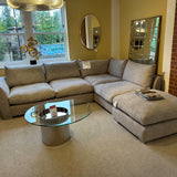 Mambo Corner Sofa, Snuggler & Footstool