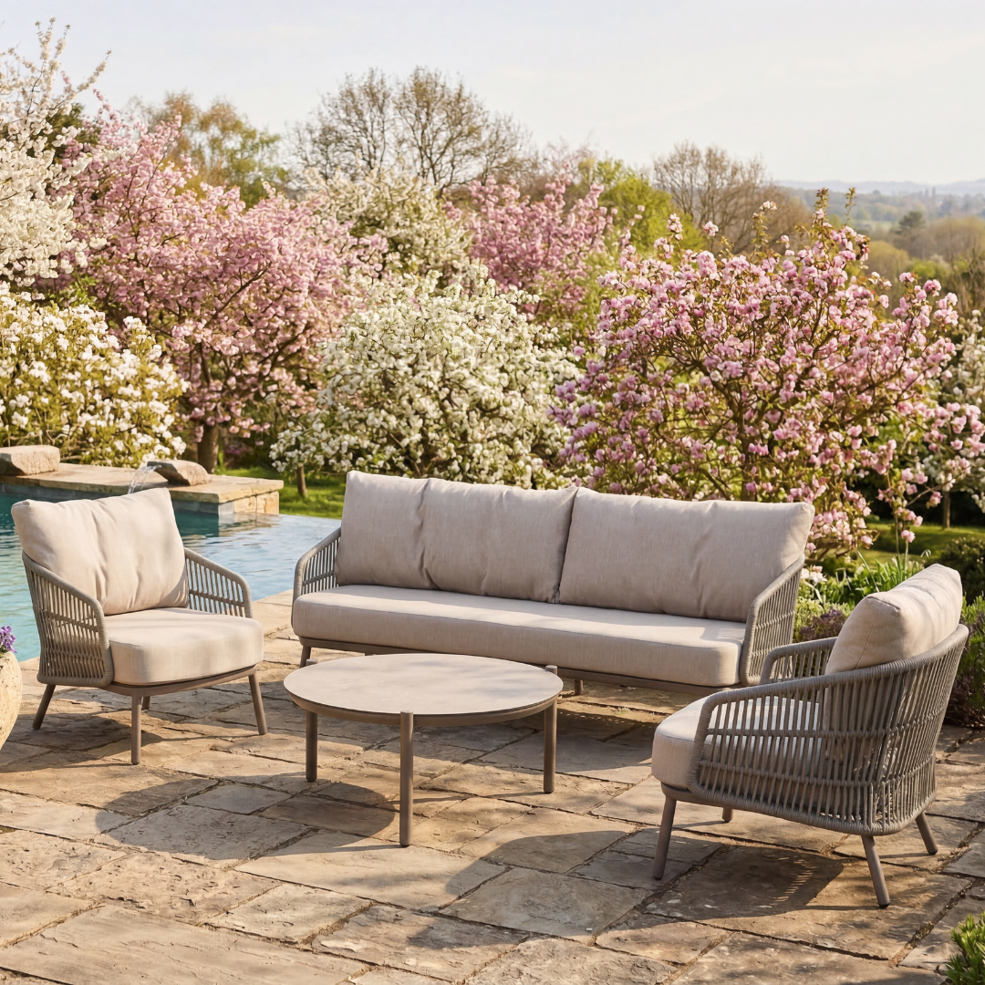 Alicante 3 Seater Bench Set