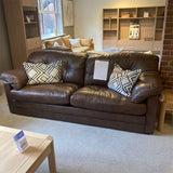 Alexander & James Bailey 3 Seater Leather Sofa
