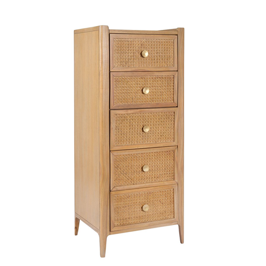 BLACK FRIDAY DEAL  |  Bergere 5 Drawer Tall Chest