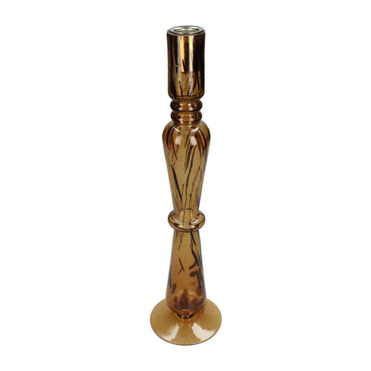 Amber Candlestick