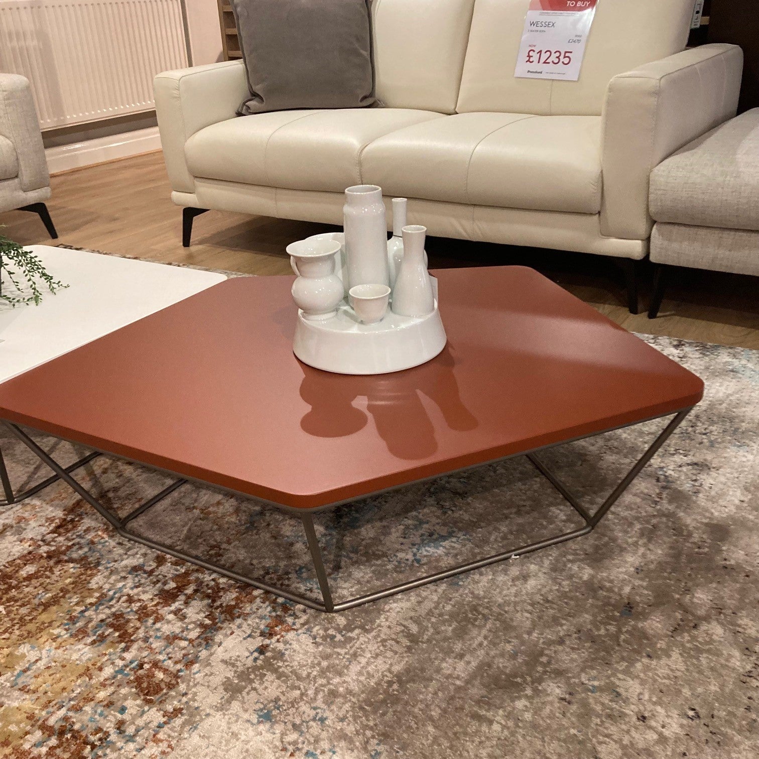Natuzzi Editions CHOCOLAT Coffee Table | Matt Brick