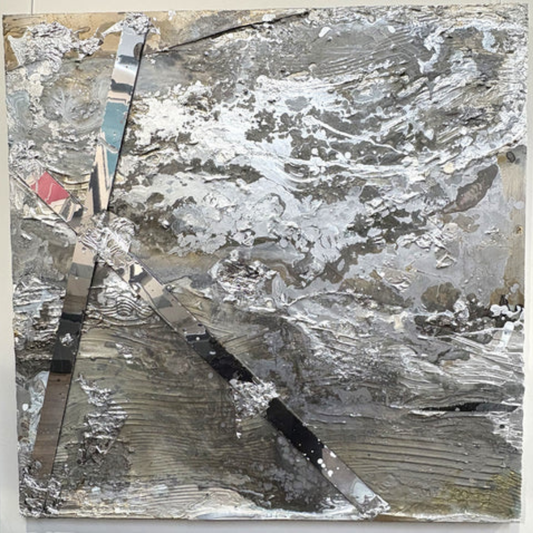 Clare Wright | Original Artwork | Lusso Wall Panel Opal | Small