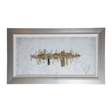 Clare Wright | Original Artwork | Velveteen Moonscape White | Large