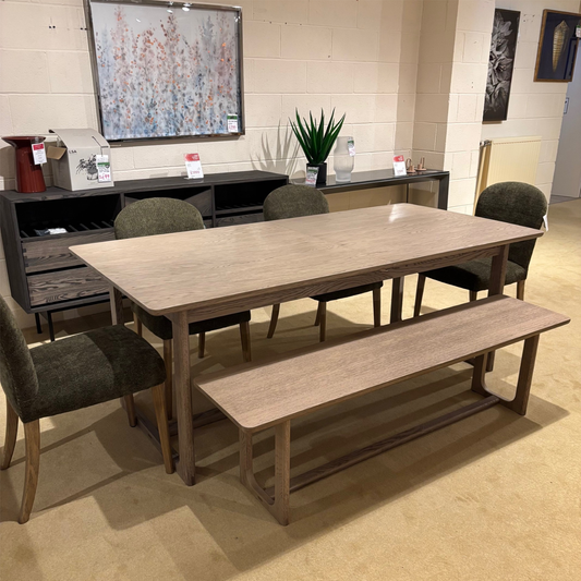 Gallery Direct Craft Dining Table, Bench and 4 Chairs