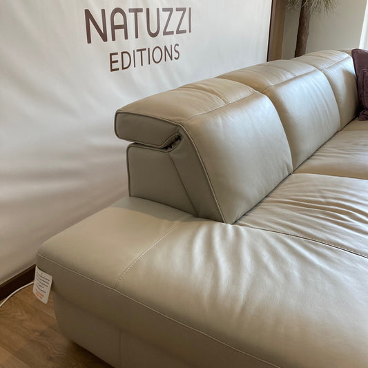 Natuzzi Editions CURIOSO Leather Corner Sofa