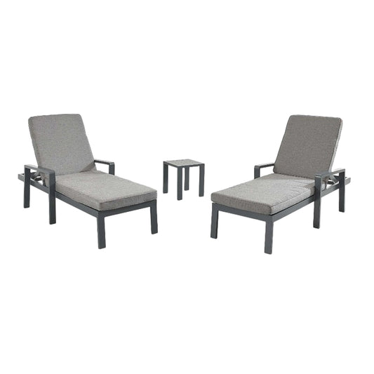 Tetbury Lounger Set with Side Table