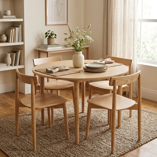 IN-STOCK | Ercol LUCA Table and 4 Lara Chairs