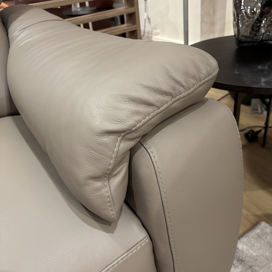 Natuzzi Editions ETERNA Leather Power Sofa