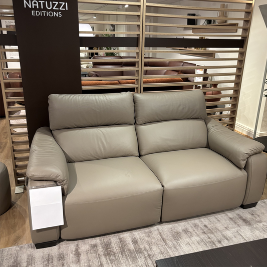 Natuzzi Editions ETERNA Leather Power Sofa