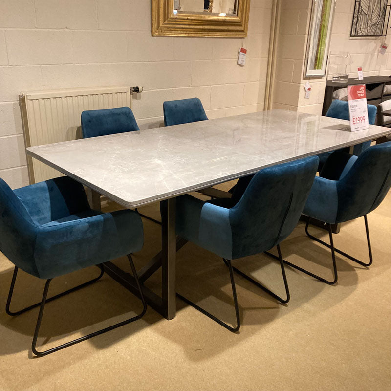 FUSION Dining Table & 8 Chairs