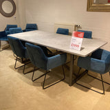 FUSION Dining Table & 8 Chairs