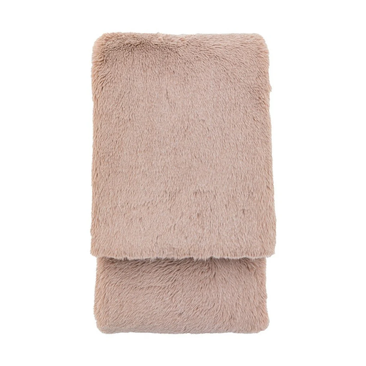 Gallery Direct Juniper Faux Fur Throw | Mauve