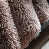 Gallery Direct Juniper Faux Fur Throw | Mauve