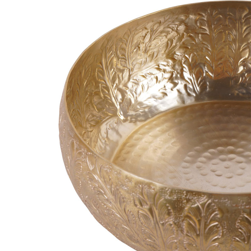 Gold Botanical Large Bowl