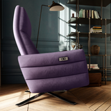 Natuzzi Editions ISTANTE Swivel Recliner Chair