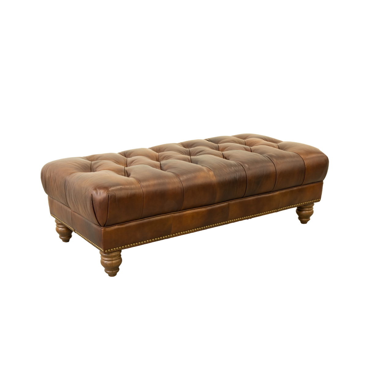 La Prima JIMENA Leather Footstool