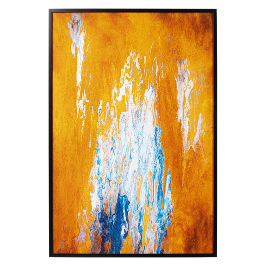 Artistas Orange Framed Picture