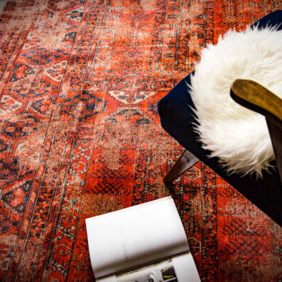 Louis De Poortere | Antiquarian Hadschulu Rug | Red Brick