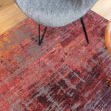Louis De Poortere | Atlantic Streaks Rug | Nassau Red