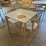 Ercol LUCA Small Square Dining Table and 4 LARA Dining Chairs