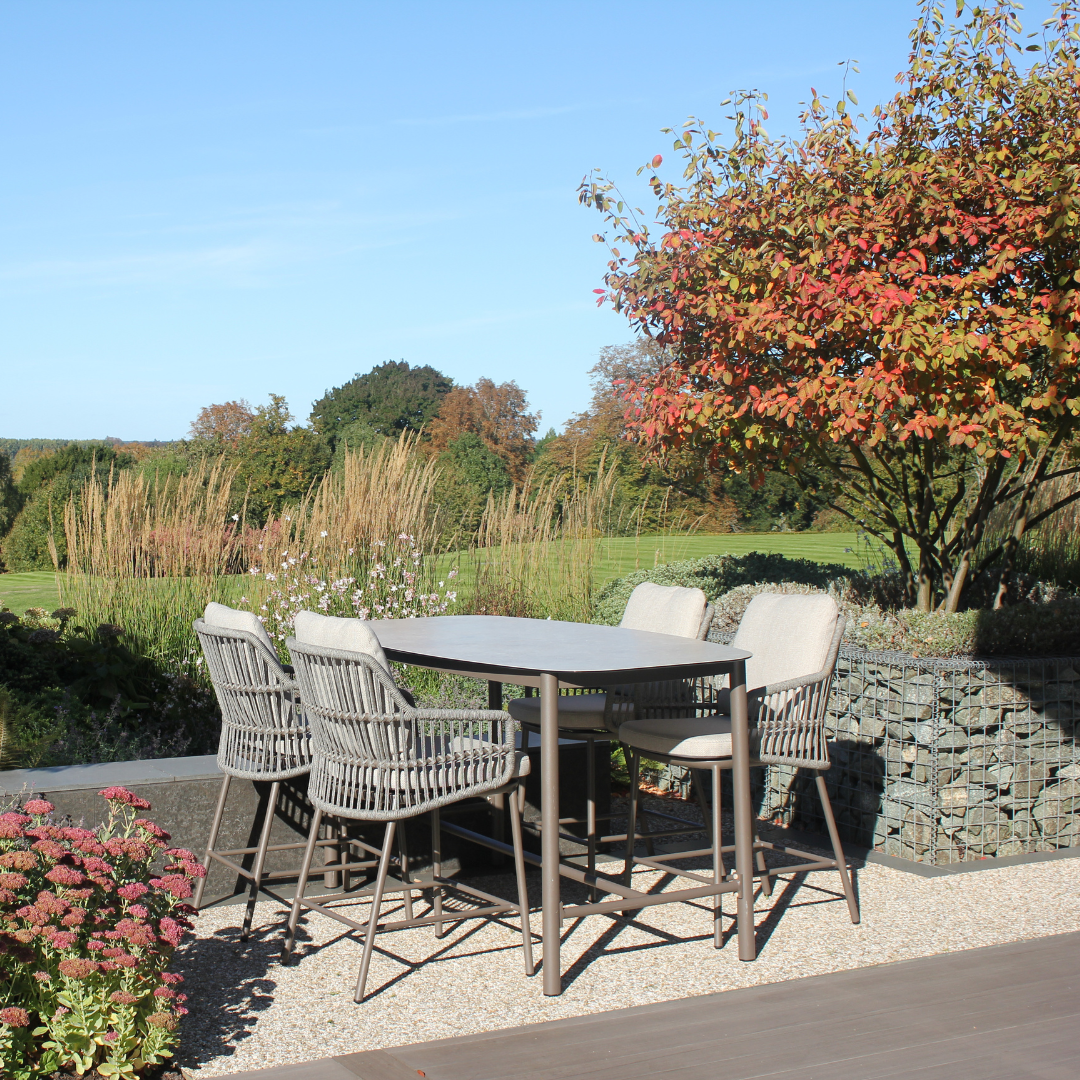 Manolo Table & Alicante Chairs High Dining Set