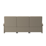 Stressless MARY 3 Seater Leather & Wood Power Sofa