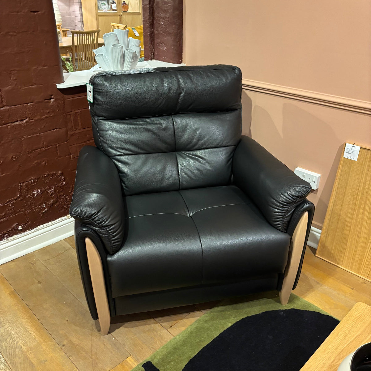 Ercol MONDELLO Leather Power Sofa and Chair