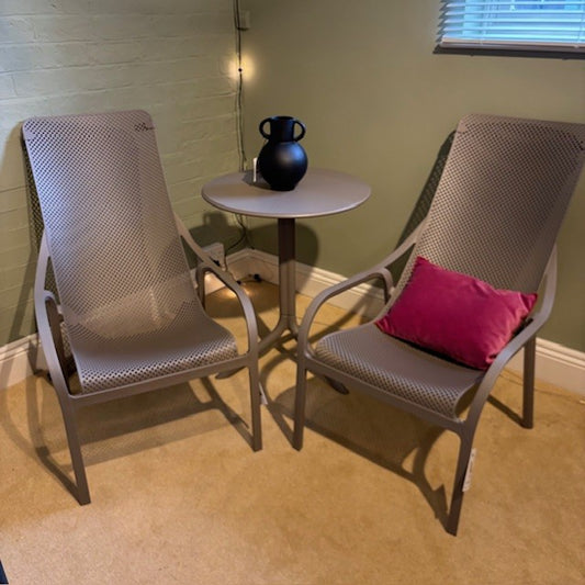 Nardi Net Relaxer Chair Duo with Table Set