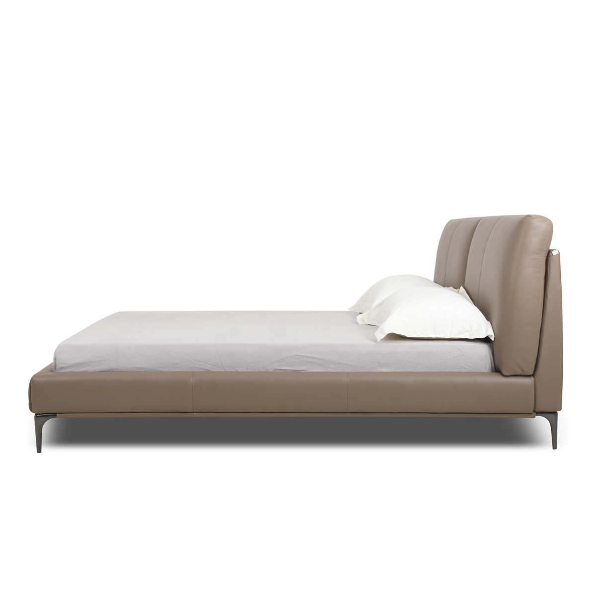 Nice Leather King Size Bedframe
