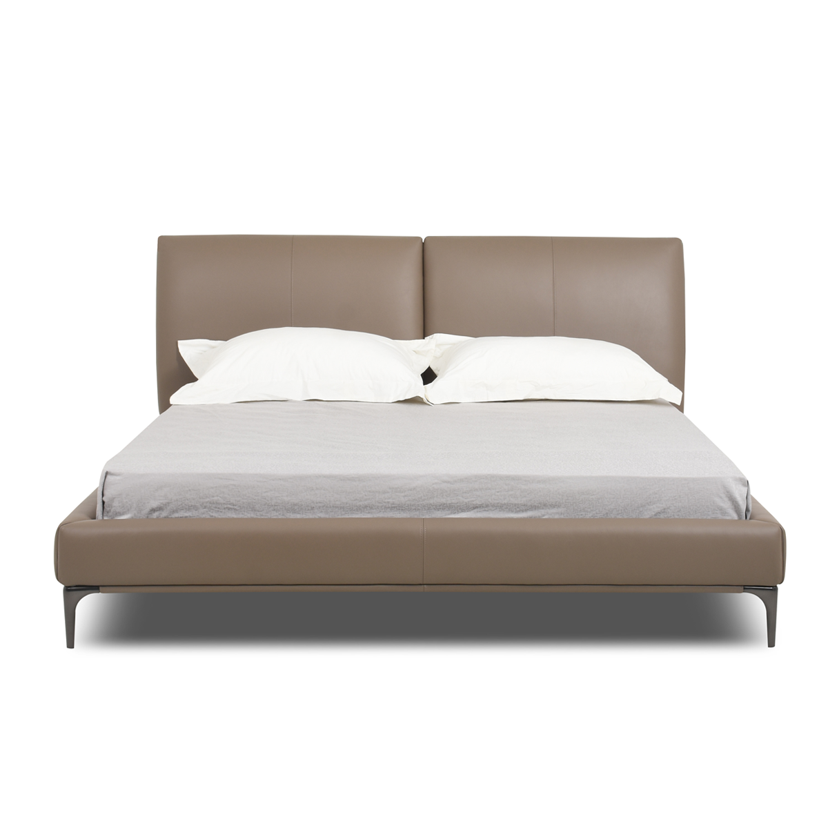 Nice Leather King Size Bedframe