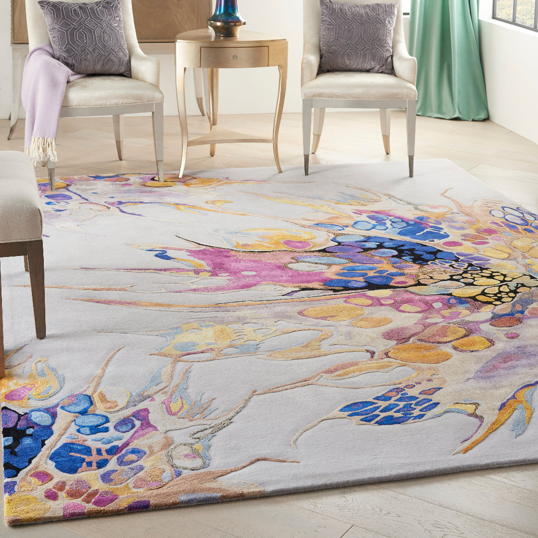 Nourison | Prismatic Rug | PRS20 Grey/Lilac/Multi