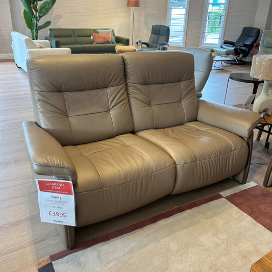 Stressless Mary 2 Seater Power Recliner