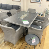 Catalan 6 Seater Garden Set with Firepit