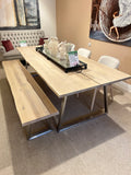 Woodland Walk Dining Table, Bench & 3 Chairs