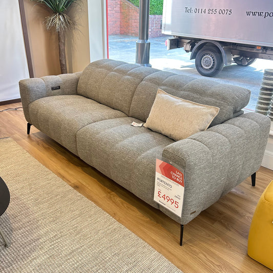 Natuzzi Editions Portento 3 Seater Power Sofa & 2 Seater Power Sofa