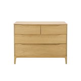 Ercol RIMINI 4 Drawer Low Wide Chest