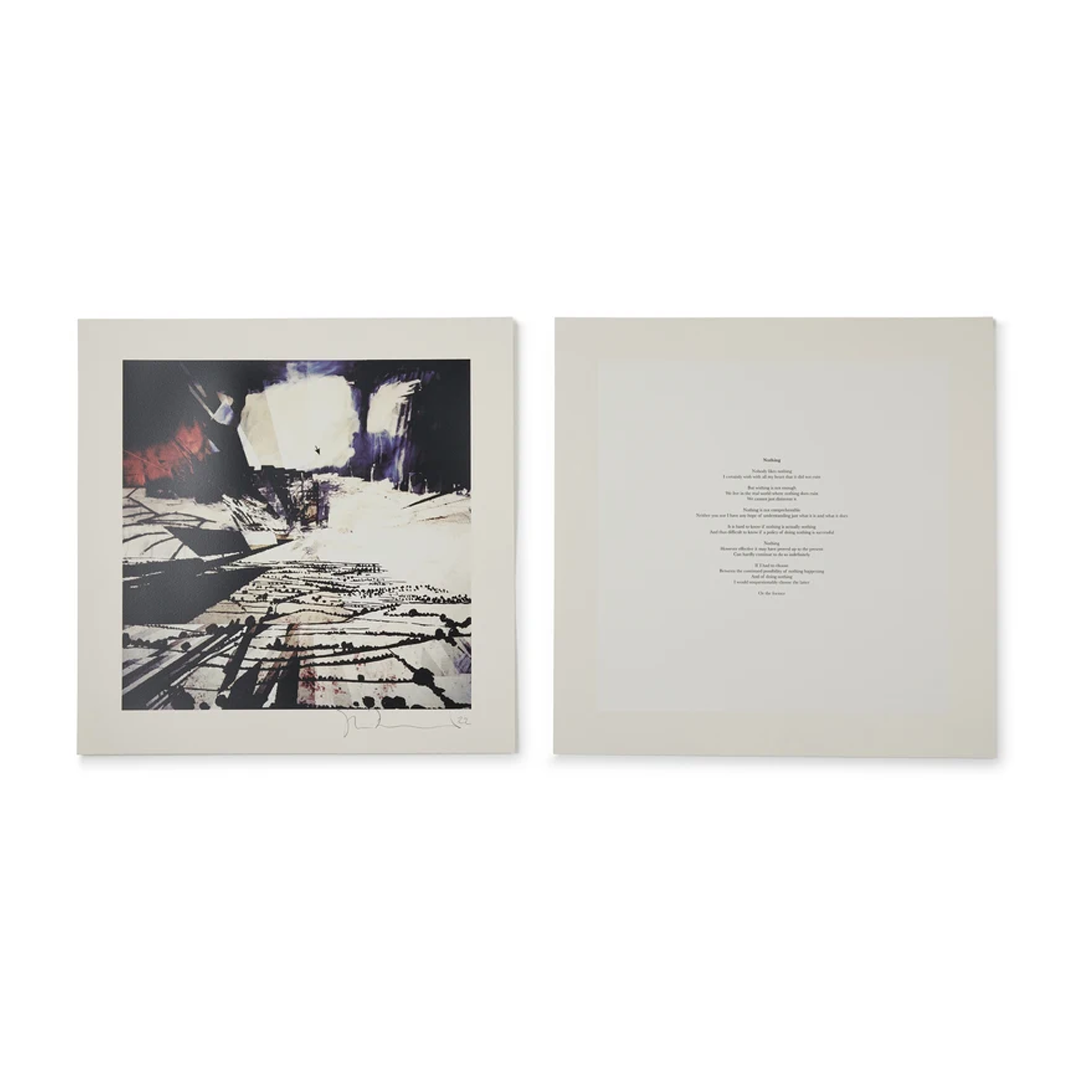 'Target Land, Nothing' Print And Poem Duo | Limited-Edition AP | Stanley Donwood & Tchock