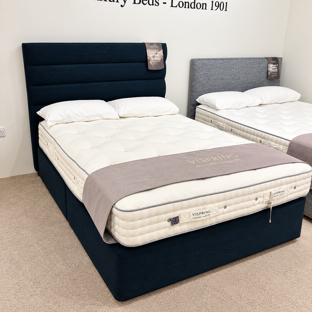 Vispring SHETLAND King Size Divan Set